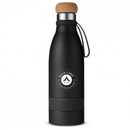 Double Wall Vacuum Bottle with Cork Lid 19 oz